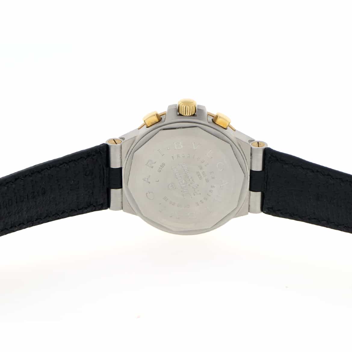 Bvlgari Diagono Chronograph 2-Tone 18K Yellow Gold & Stainless Steel Automatic Mens Watch CH 40 SG TA - Image 9