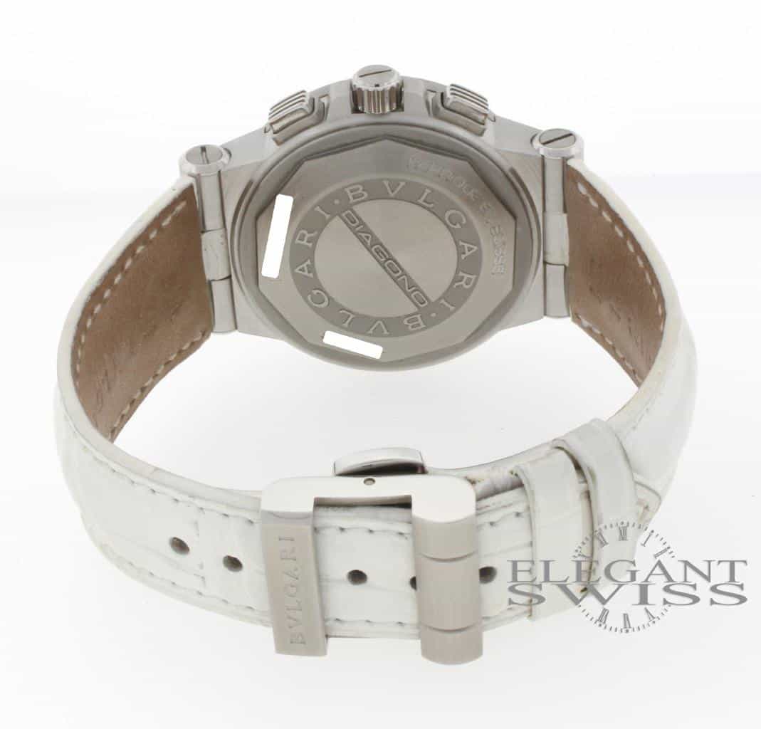 Bvlgari Diagono Diamond MOP Dial 36MM Automatic Chronograph Watch DG35SCH - Image 5