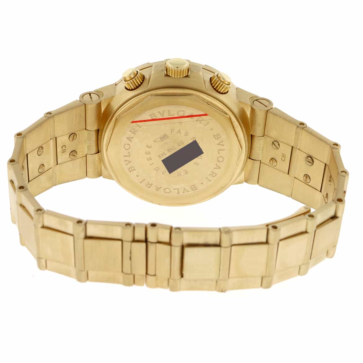 Bvlgari Diagono Scuba 18K Yellow Gold Chronograph 38MM Automatic Mens Watch SC 38 G - Image 8