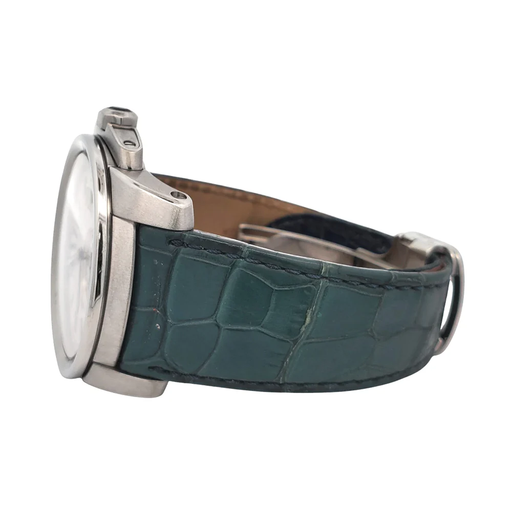 Calibre De Cartier 42mm Silver Dial Steel Watch W7100037 3389 - Image 3