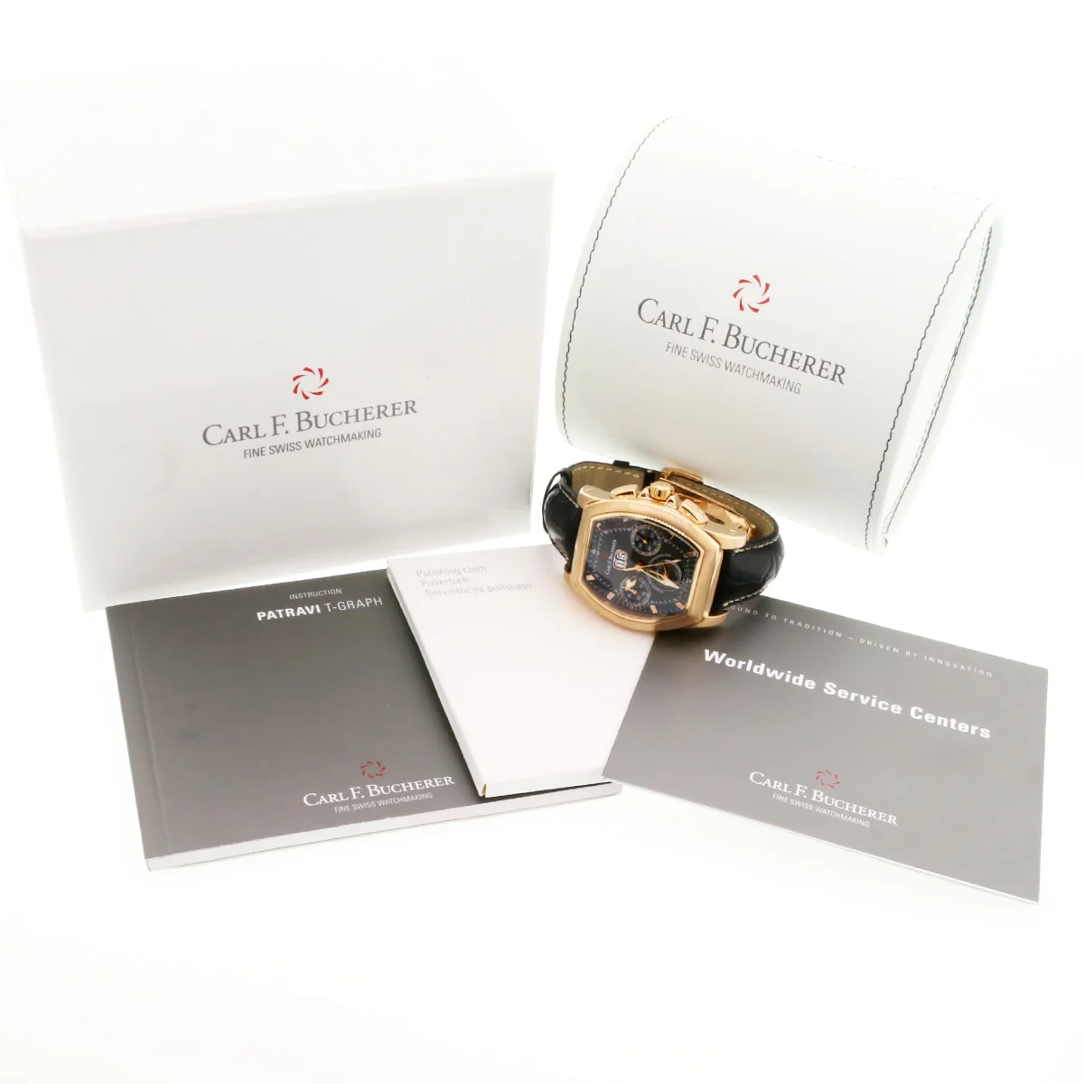 Carl F. Bucherer Patravi T-Graph 00.10615.03.33.01 Mens Watch w/Box&Booklet - Image 2