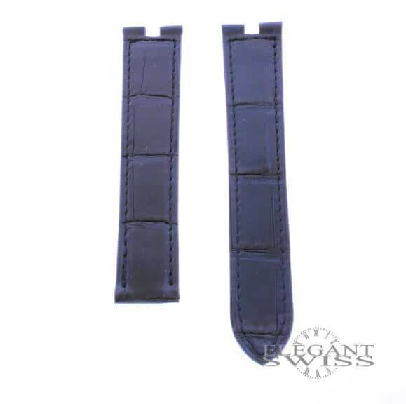 Cartier Alligator Leather Mid-Blue 16mm Watch Strap Ref. KD05EK38 - Image 3