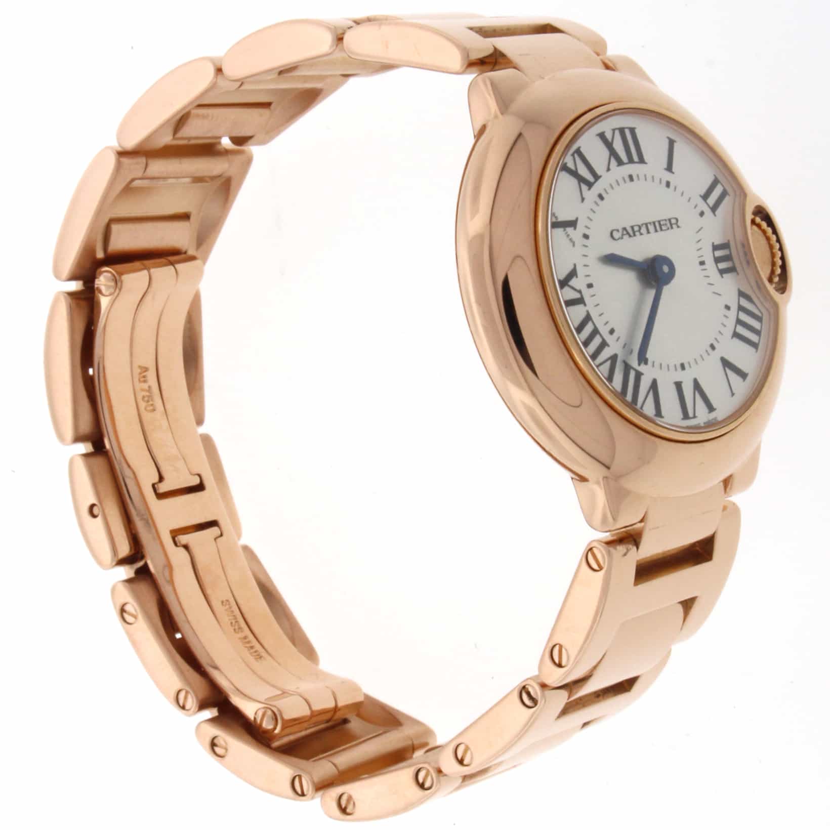 Cartier Ballon Bleu 18K Pink Gold 28MM Ladies Watch W69002Z2 - Image 6