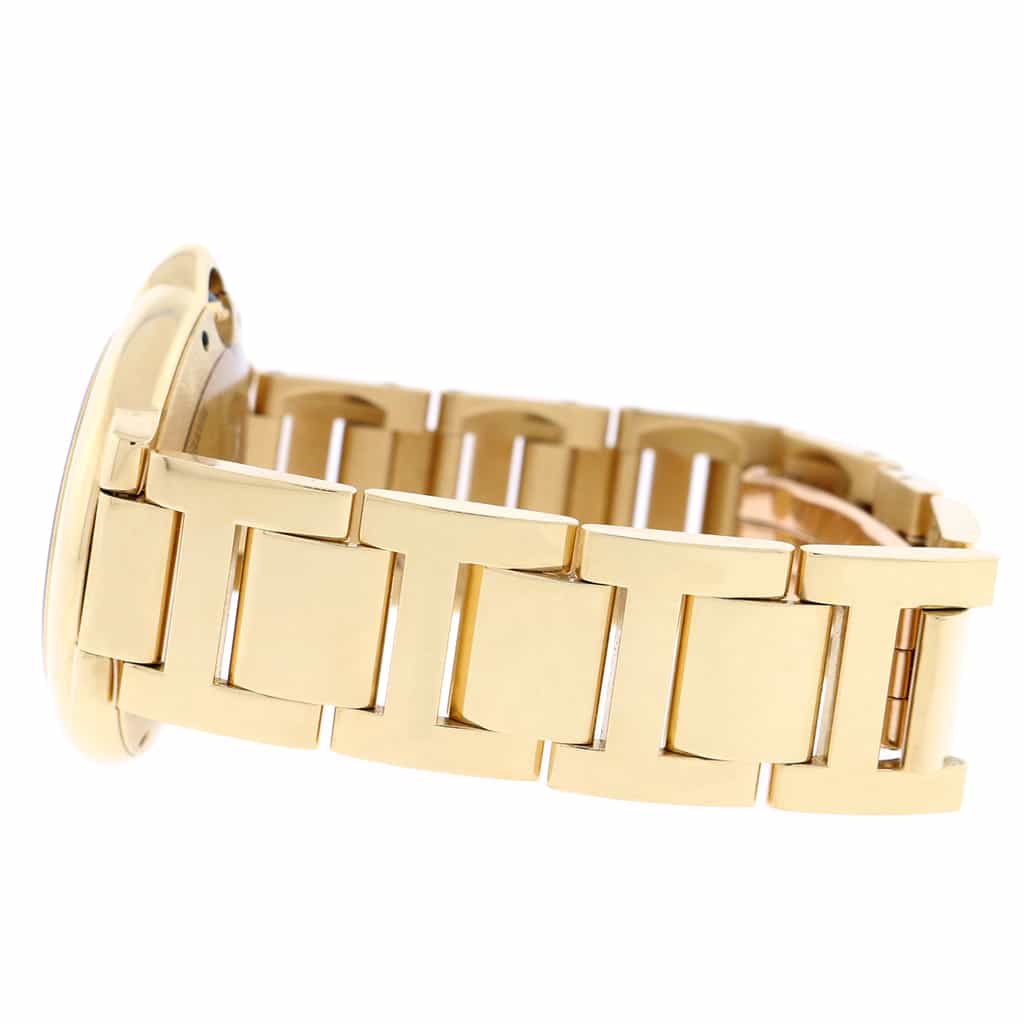 Cartier Ballon Bleu 18K Yellow Gold 36MM Medium Silver Roman Dial Automatic Mens Watch W69003Z2 - Image 5