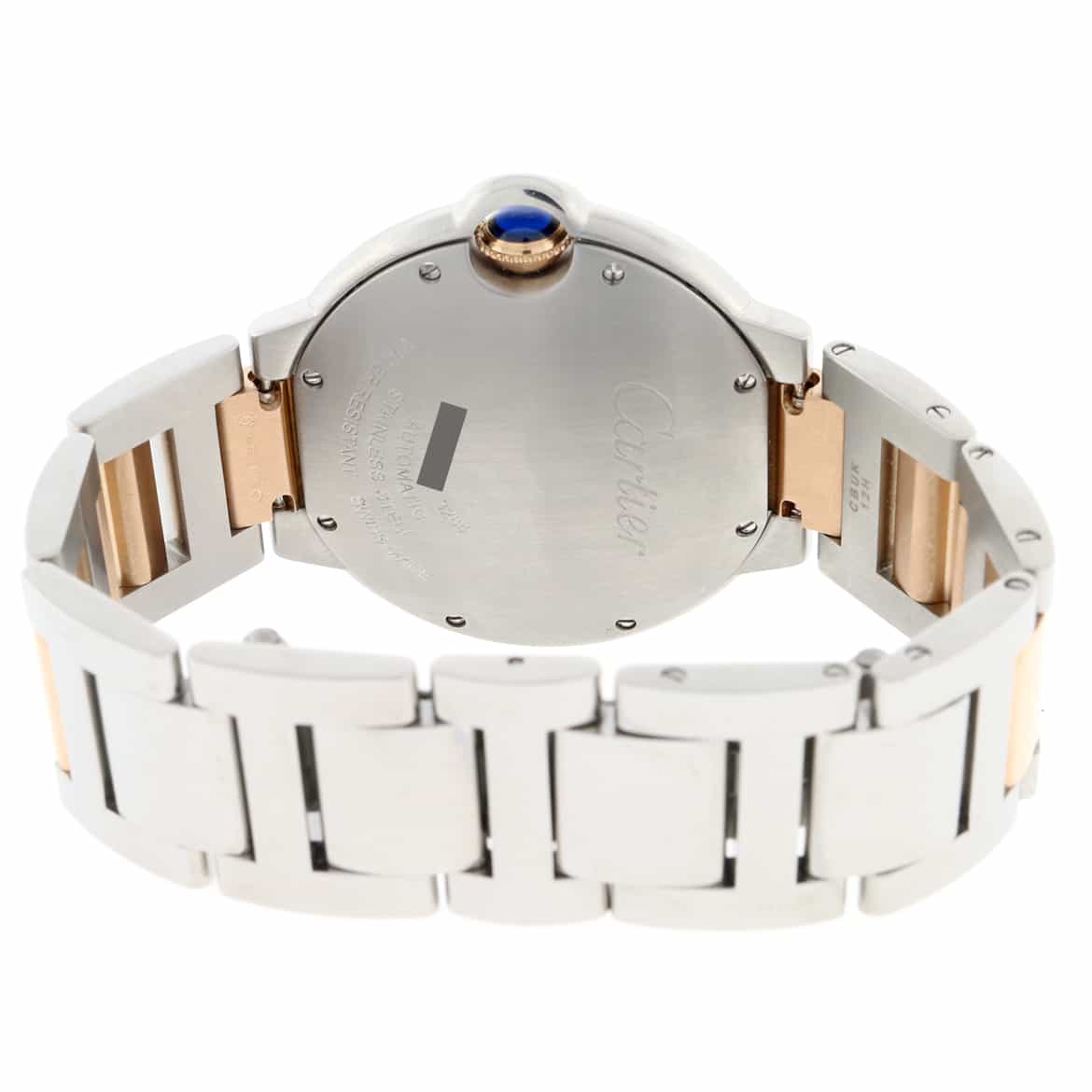 Cartier Ballon Bleu 18K Rose Gold/Steel 36mm Watch W6920033 - Image 5