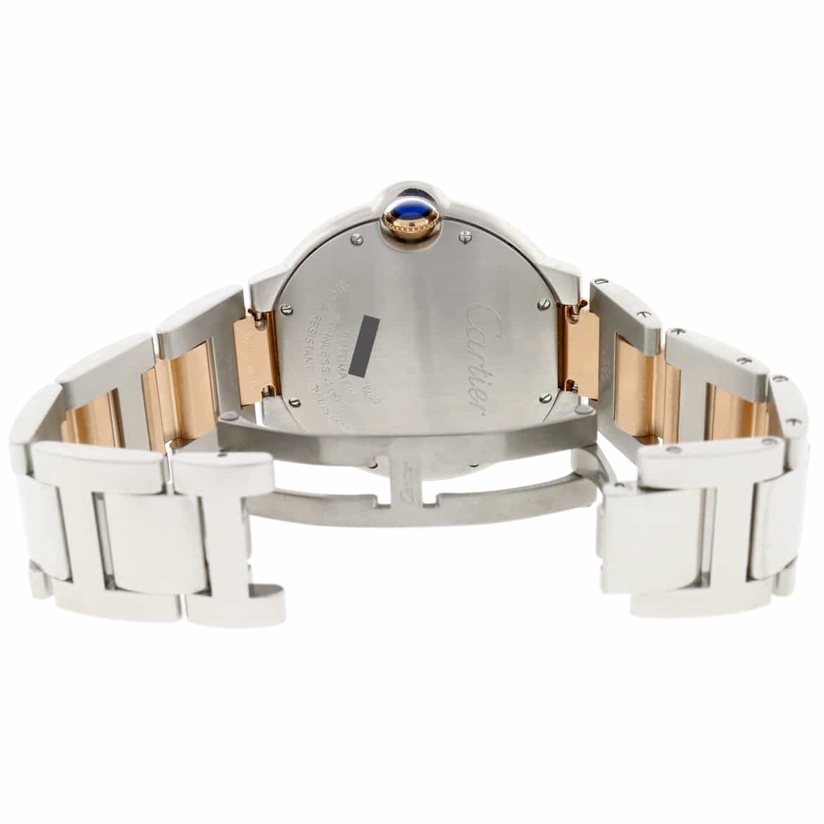 Cartier Ballon Bleu 18K Rose Gold/Steel 36mm Watch W6920033 - Image 7
