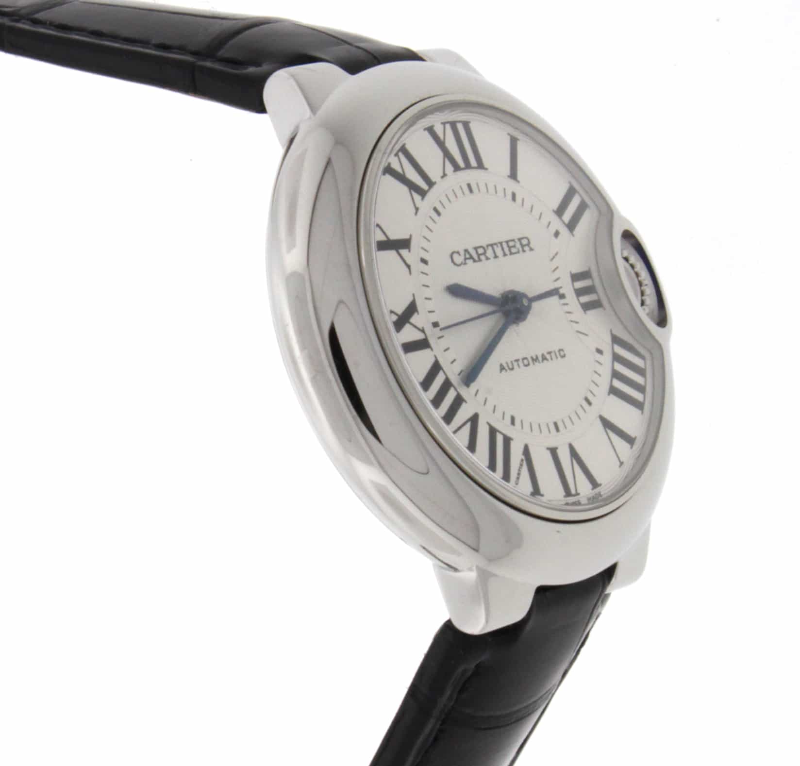 Cartier Ballon Bleu 33MM White Dial Automatic Steel Watch W6920085 Unworn - Image 3