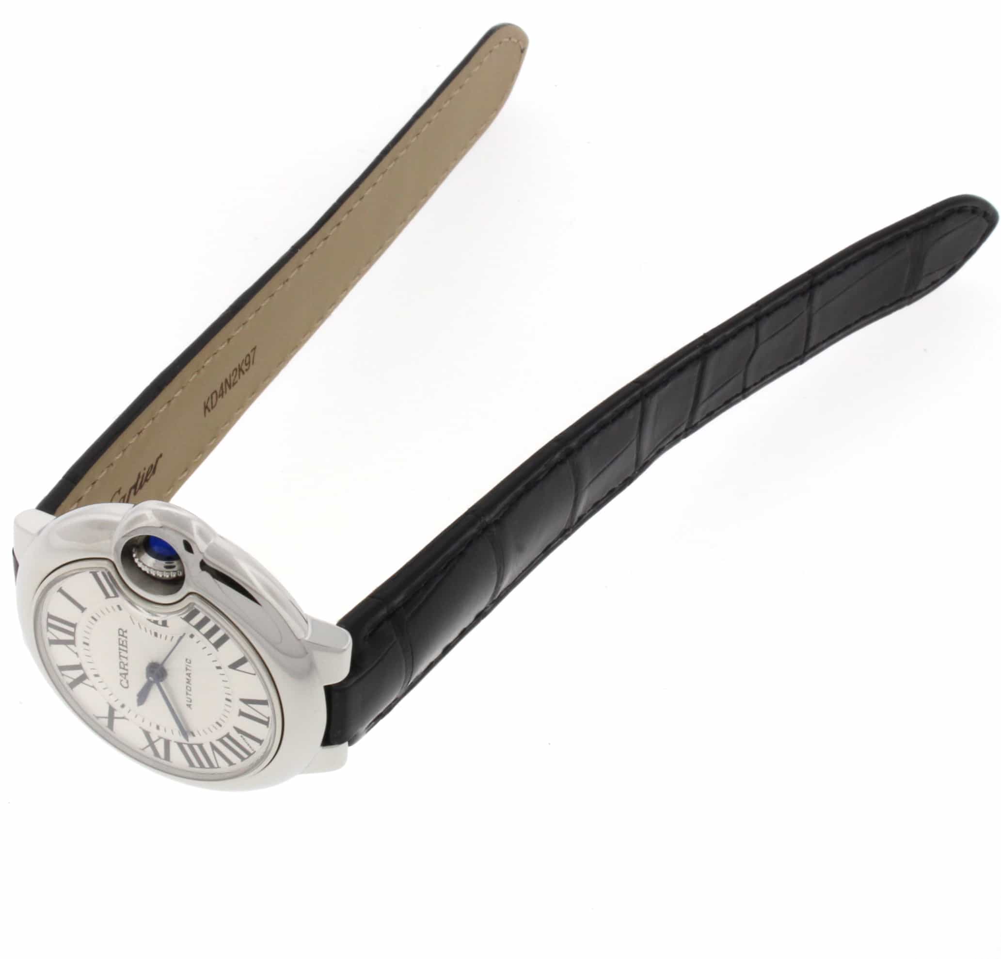 Cartier Ballon Bleu 33MM White Dial Automatic Steel Watch W6920085 Unworn - Image 5