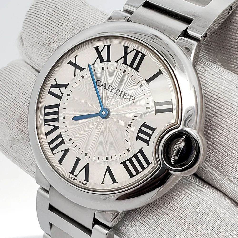 Cartier Ballon Bleu 36mm Silver Dial Quartz Steel Watch W69011Z4 3005 - Image 2