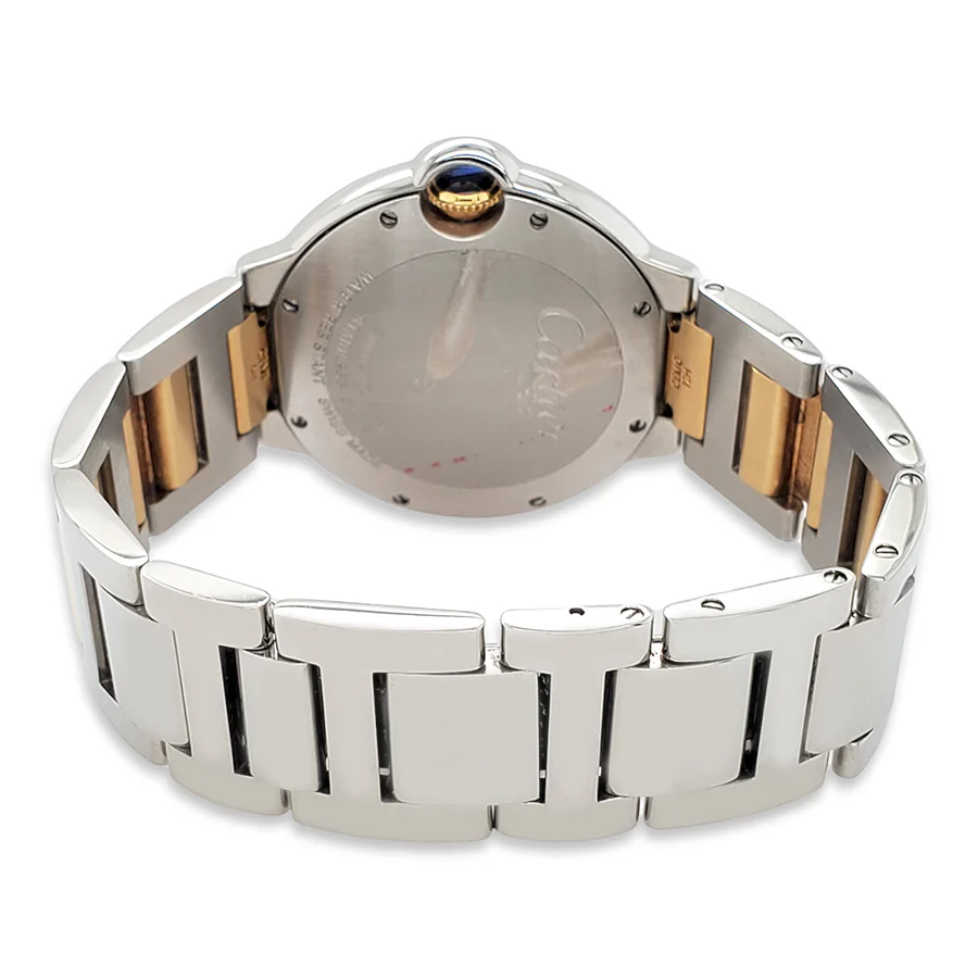 Cartier Ballon Bleu 36MM Yellow Gold Stainless Steel Watch W69008Z3 - Image 4