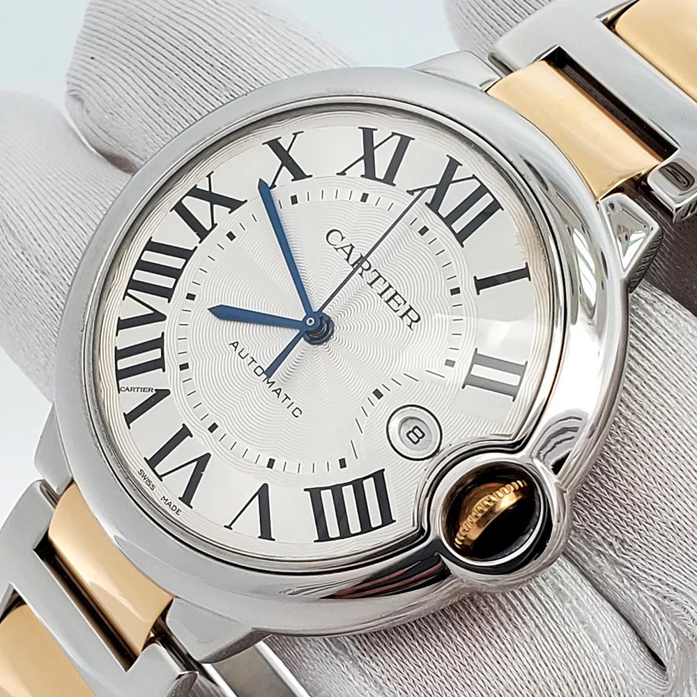 Cartier Ballon Bleu 42mm 2-tone Yellow Gold/Steel Watch W69009Z3