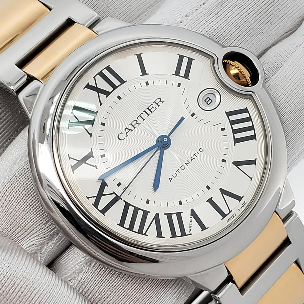 Cartier Ballon Bleu 42mm 2-tone Yellow Gold/Steel Watch W69009Z3 - Image 2