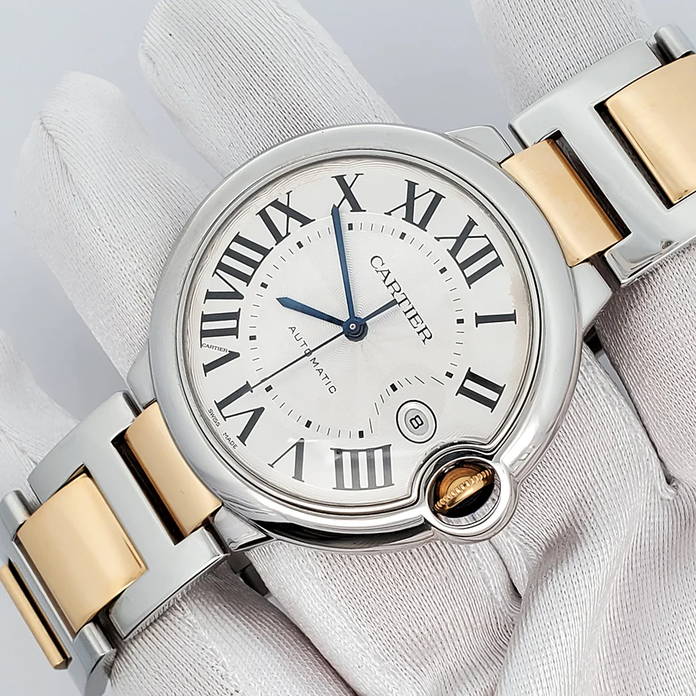 Cartier Ballon Bleu 42mm 2-tone Yellow Gold/Steel Watch W69009Z3 - Image 3