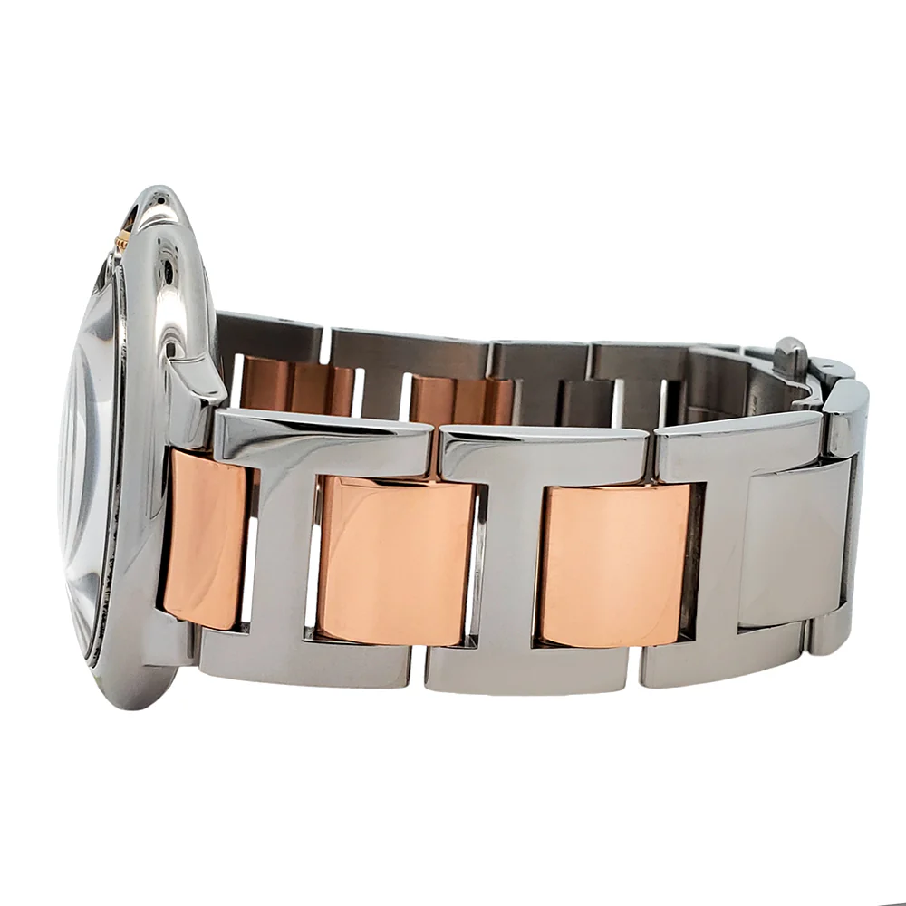 Cartier Ballon Bleu 42mm Chocolate Roman 2-Tone Rose Gold/Steel Watch - Image 5