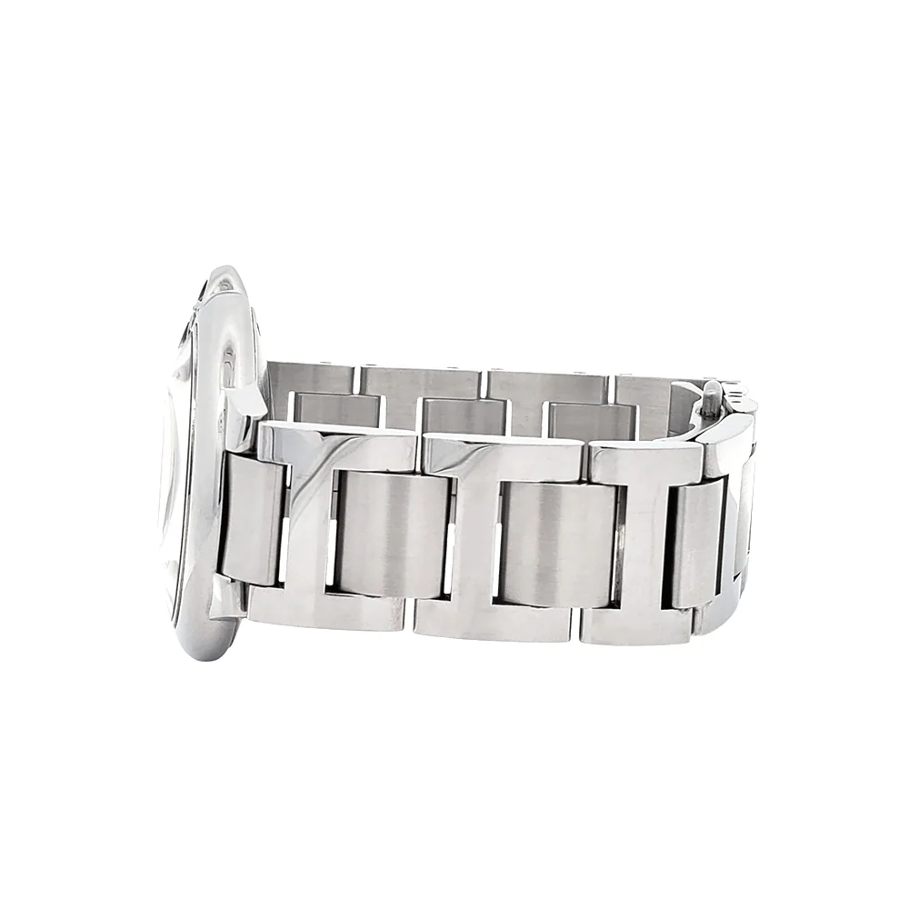 Cartier Ballon Bleu 42mm Silver Roman Steel Watch W69012Z4 3001 - Image 4