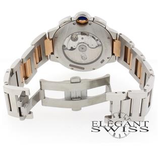 Cartier Ballon Bleu 44MM 2-Tone Pink Gold/Stainless Steel Chronograph Watch W6920075 - Image 8