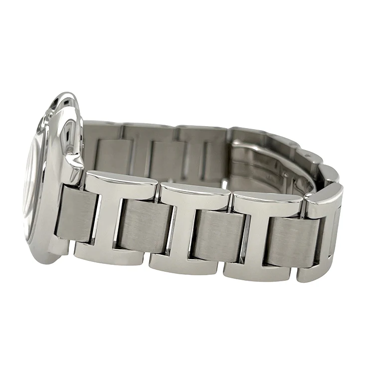Cartier Ballon Bleu Ladies 28 mm Silver Roman Dial Steel Watch 3009 - Image 3