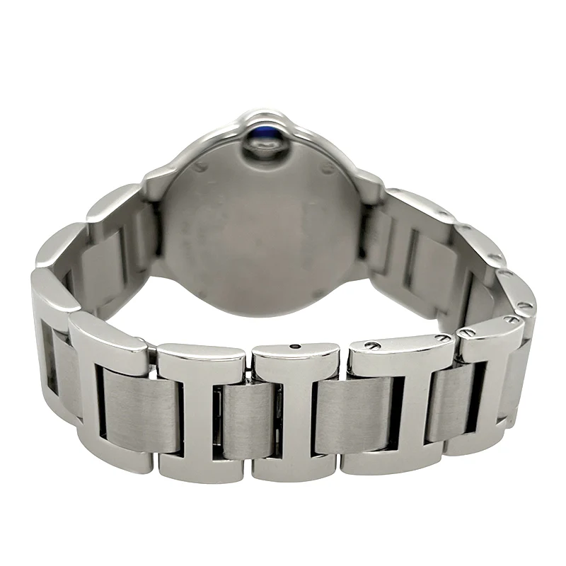 Cartier Ballon Bleu Ladies 28 mm Silver Roman Dial Steel Watch 3009 - Image 4