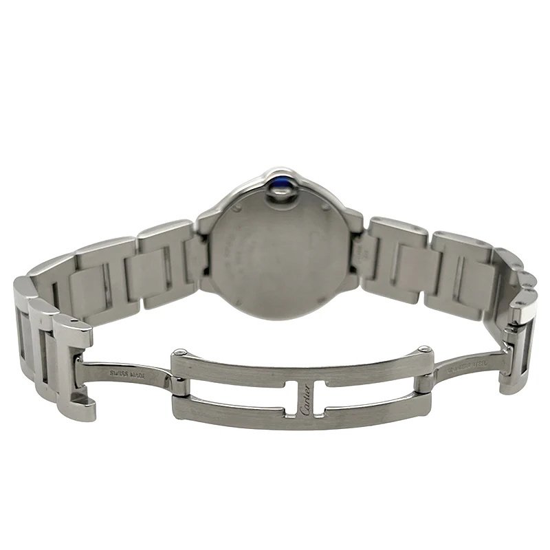 Cartier Ballon Bleu Ladies 28 mm Silver Roman Dial Steel Watch 3009 - Image 5