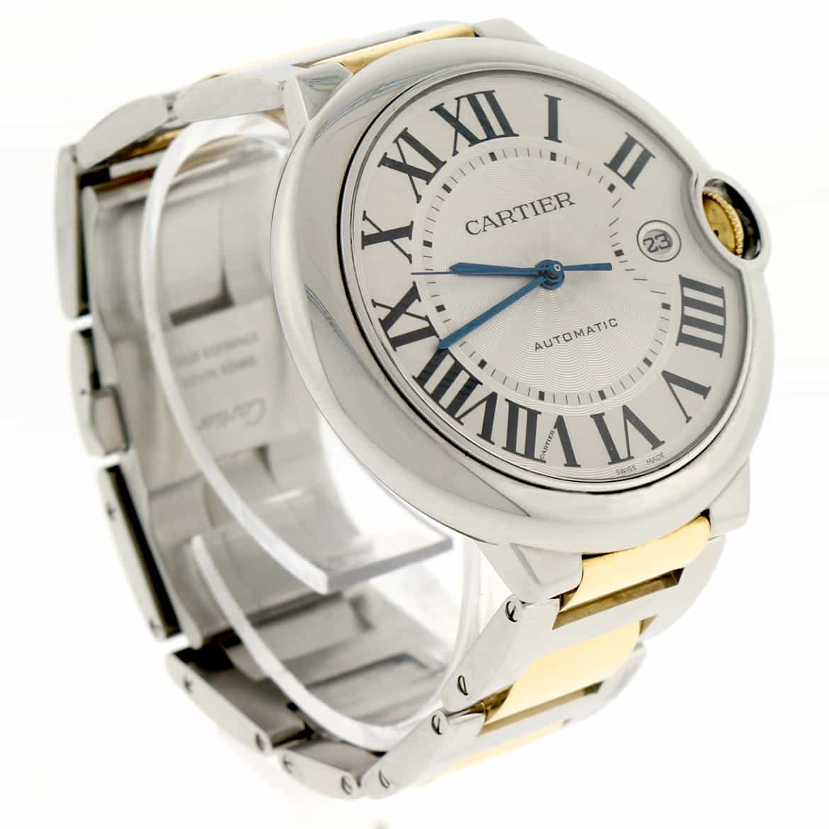 Cartier Ballon Bleu Large 2-Tone 18K Yellow Gold & Stainless Steel 42MM Automatic Watch W69009Z3 - Image 5