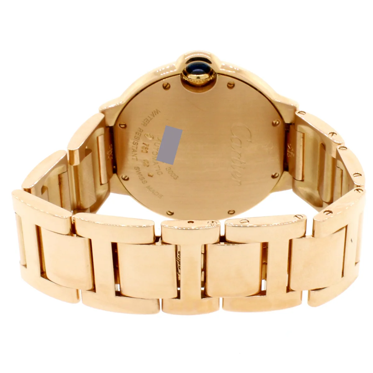 Cartier Ballon Bleu Midsize 18K Pink Gold 36MM Automatic Watch W69004Z2 w/Box&Papers - Image 5