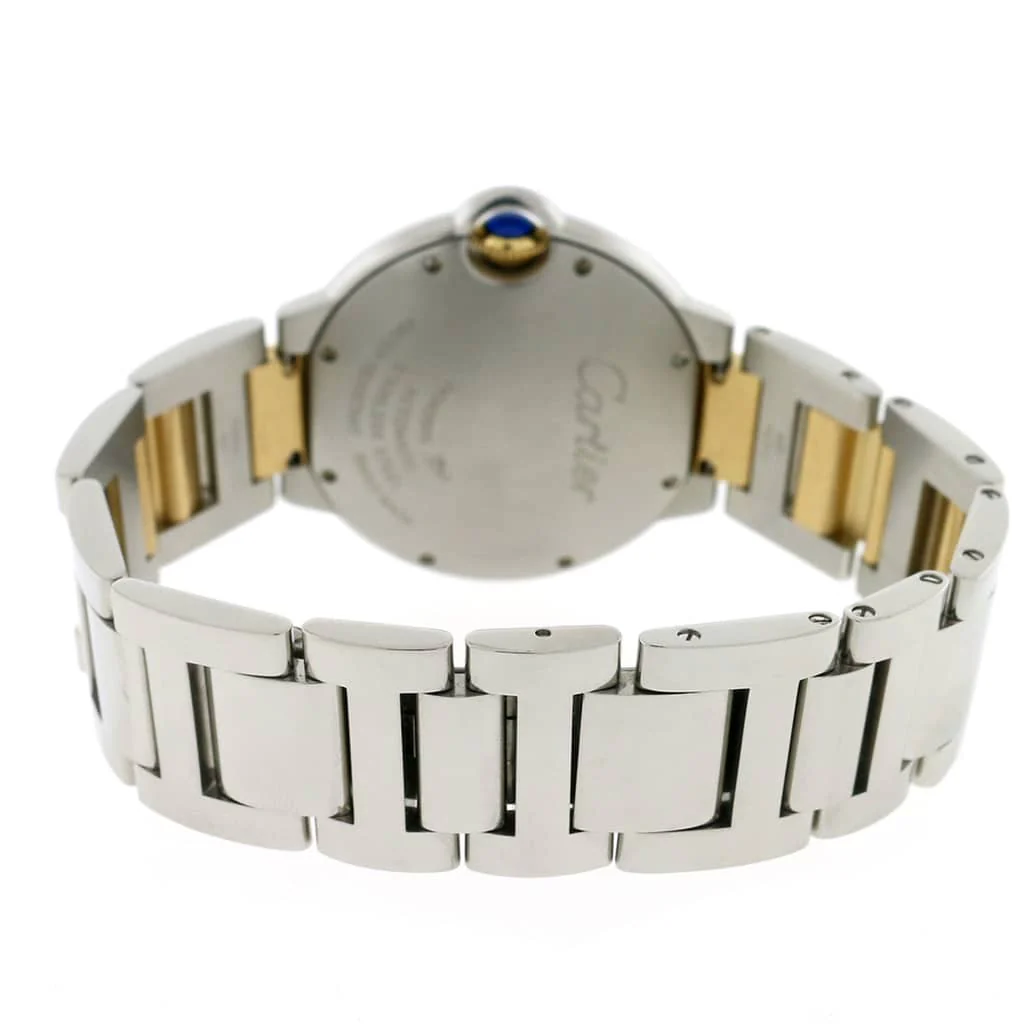 Cartier Ballon Bleu Midsize 2-Tone 18K Yellow Gold & Stainless Steel 36MM Automatic Mens Watch W6920047 - Image 7