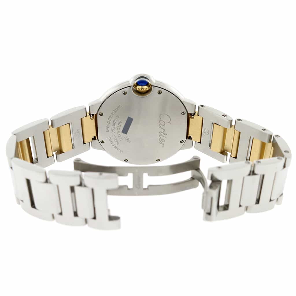 Cartier Ballon Bleu Midsize 2-Tone 18K Yellow Gold & Stainless Steel 36MM Automatic Mens Watch W6920047 - Image 8