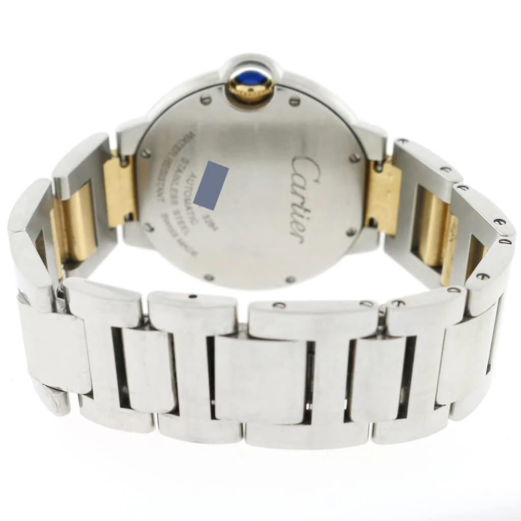 Cartier Ballon Bleu Midsize 2-Tone 18K Yellow Gold & Stainless Steel 36MM Automatic Mens Watch W6920047 - Image 7