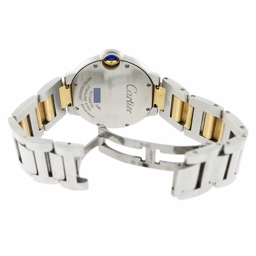 Cartier Ballon Bleu Midsize 2-Tone 18K Yellow Gold & Stainless Steel 36MM Automatic Mens Watch W6920047 - Image 8