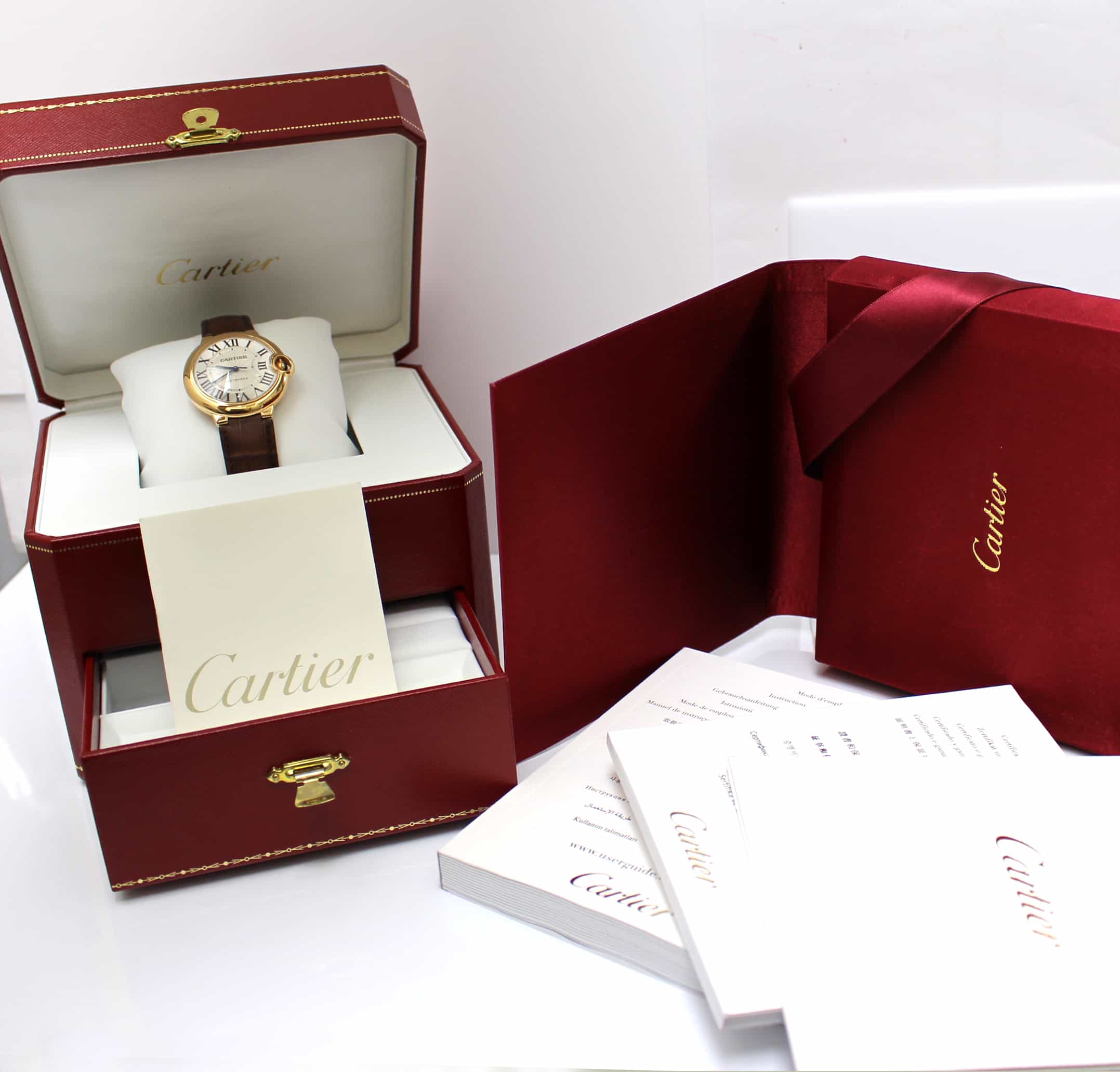 Cartier Ballon Bleu Midsize 36MM 18K Rose Automatic Watch W6900456 - Image 3