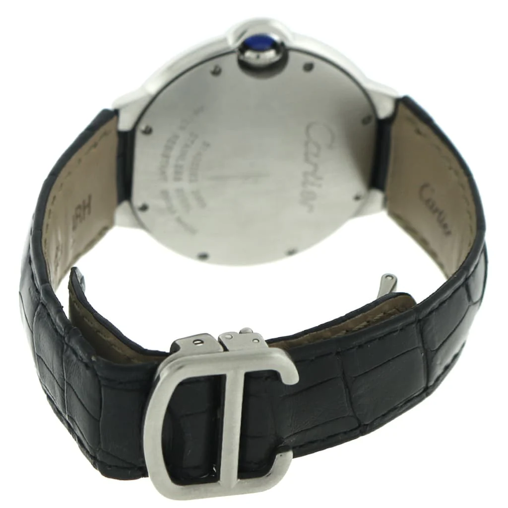 Cartier Ballon Bleu Midsize Silver Roman Dial 36MM Stainless Steel Watch W6920087 - Image 5