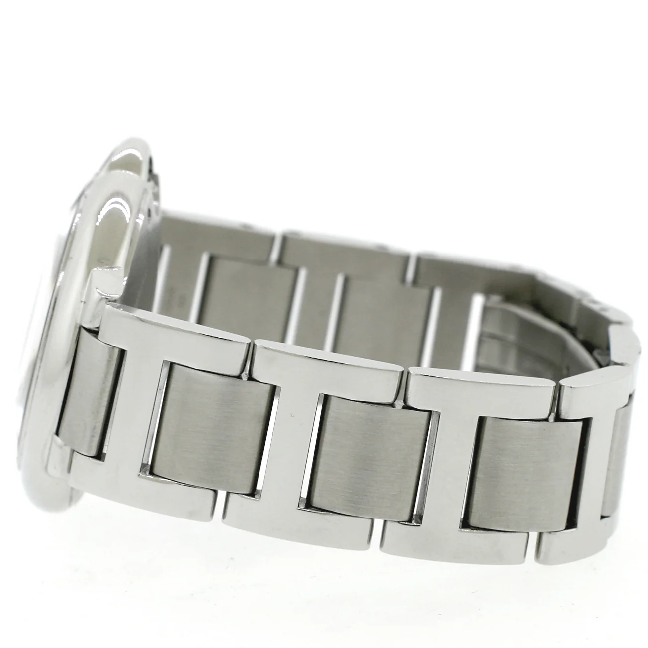 Cartier Ballon Bleu Silver Diamond Dial 36MM Stainless Steel Watch 3284 - Image 2