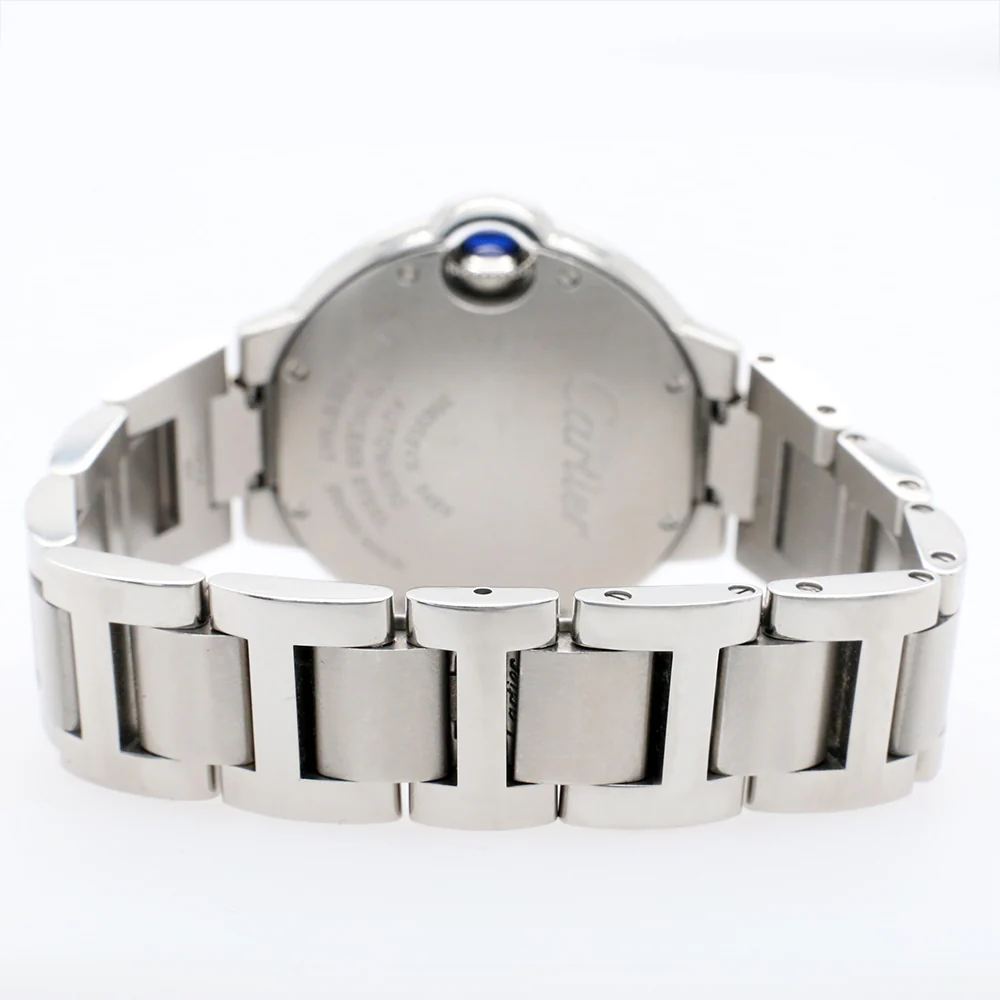 Cartier Ballon Bleu Silver Roman Dial 33MM Stainless Steel Ladies Watch W6920071 - Image 3