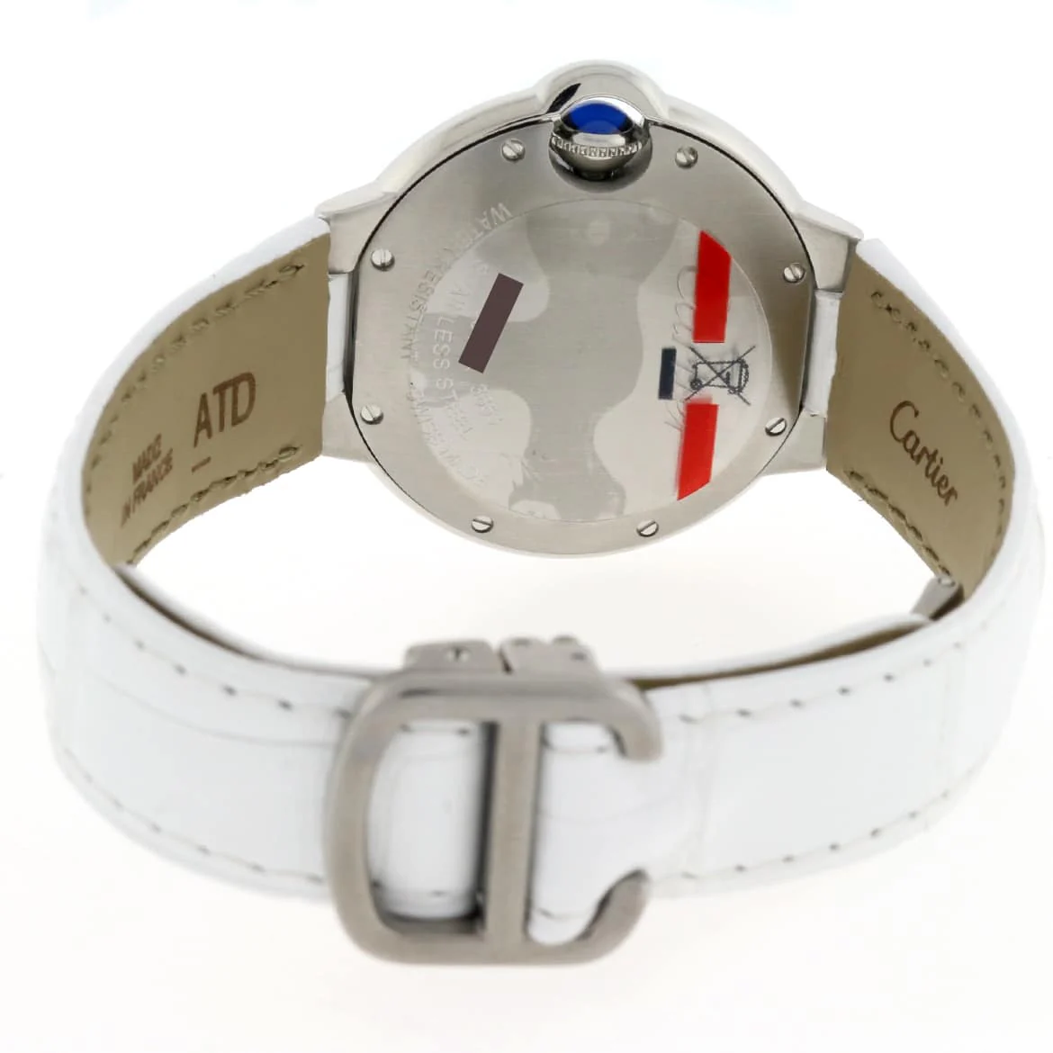 Cartier Ballon Bleu Silver Roman Dial 33MM Stainless Steel Ladies Watch W6920086 - Image 6