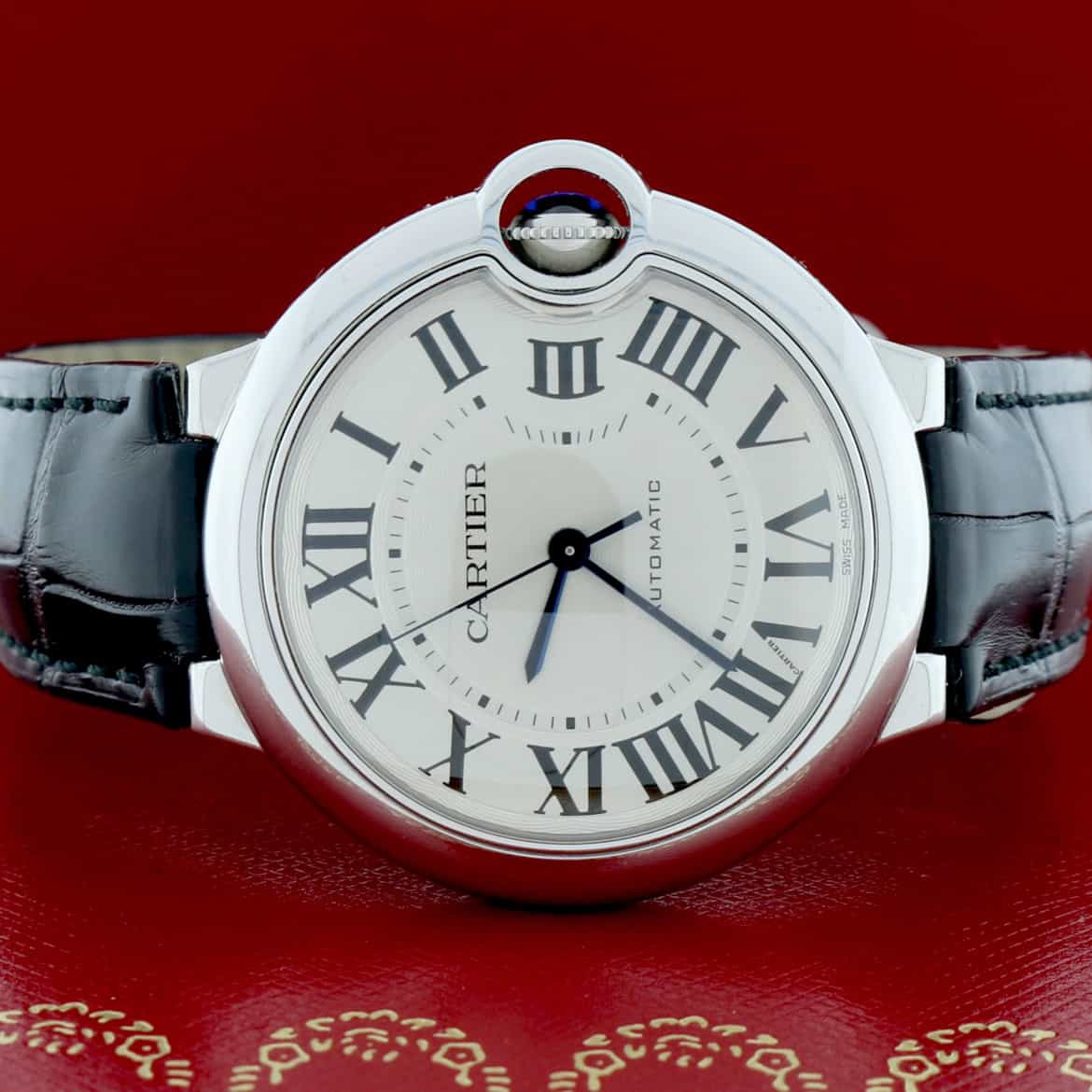 Cartier Ballon Bleu Silver Roman Dial 36MM Automatic Stainless Steel Ladies Watch W69017Z4 - Image 2