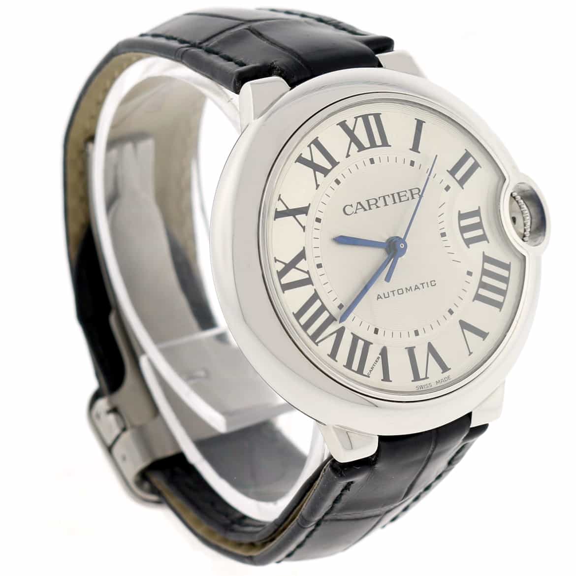 Cartier Ballon Bleu Silver Roman Dial 36MM Automatic Stainless Steel Ladies Watch W69017Z4 - Image 5