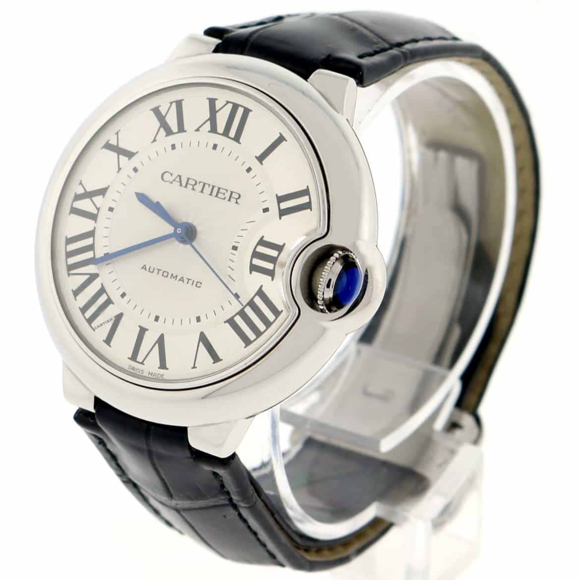 Cartier Ballon Bleu Silver Roman Dial 36MM Automatic Stainless Steel Ladies Watch W69017Z4 - Image 6