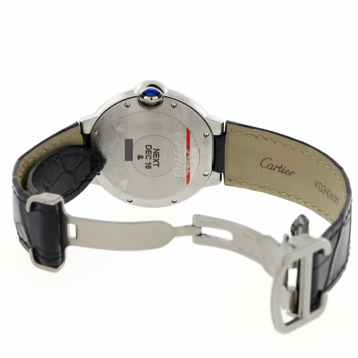 Cartier Ballon Bleu Silver Roman Dial 36MM Automatic Stainless Steel Ladies Watch W69017Z4 - Image 9