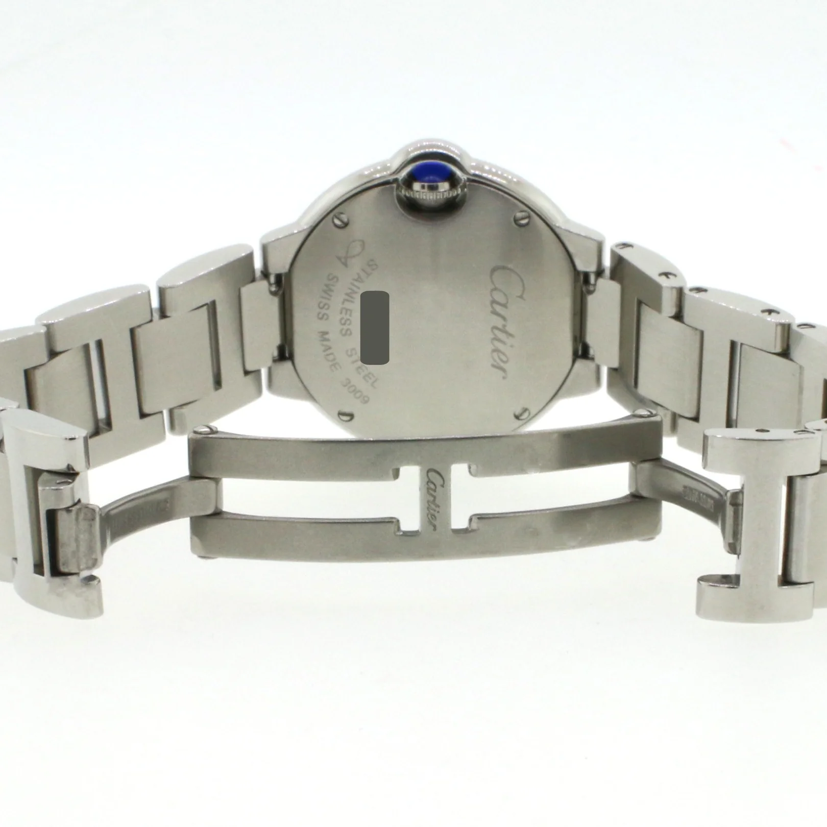 Cartier Ballon Bleu Small Silver Roman Dial 28MM Stainless Steel Ladies Watch W69010Z4 - Image 6