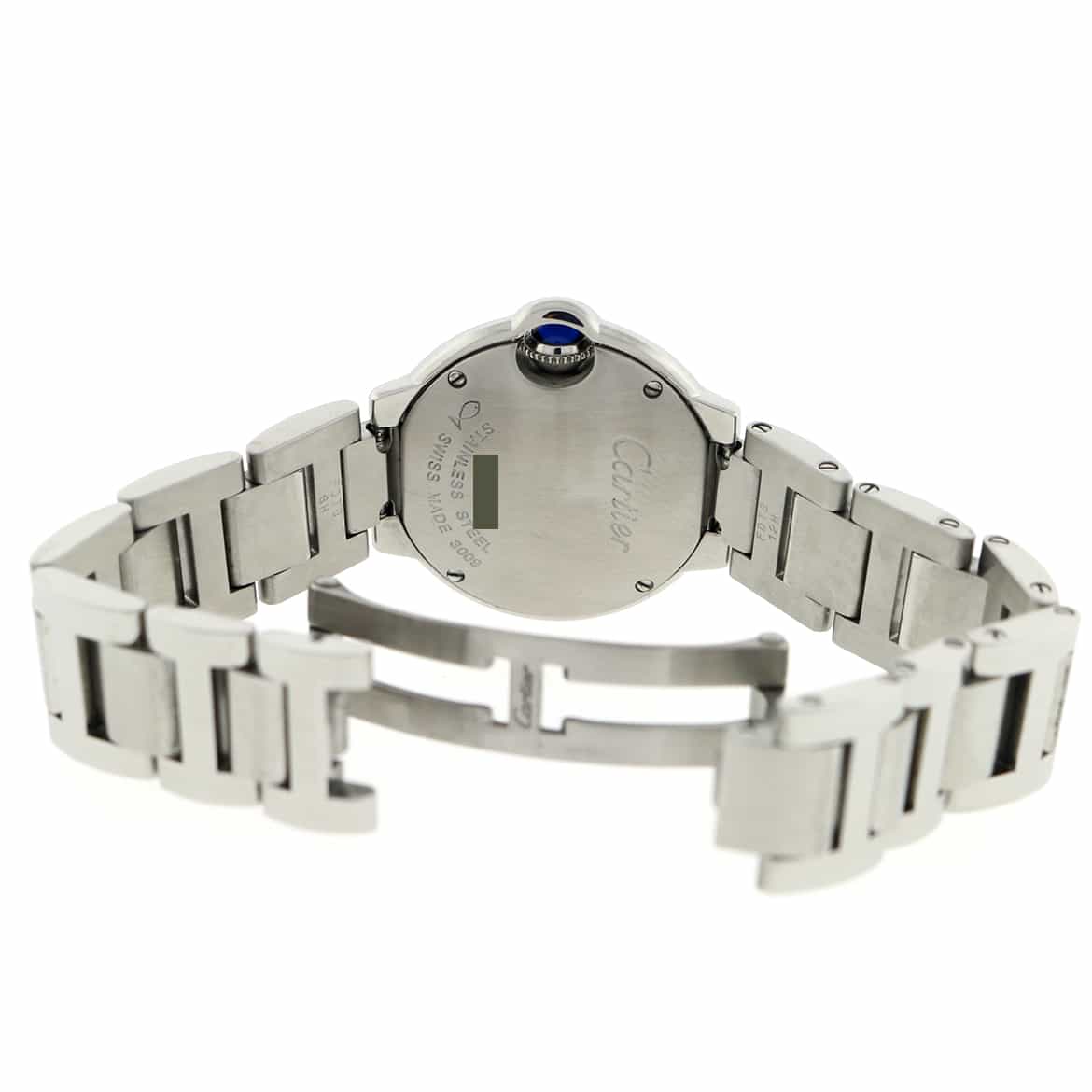 Cartier Ballon Bleu Small Silver Roman Dial 29MM Stainless Steel Ladies Watch W69010Z4 - Image 8