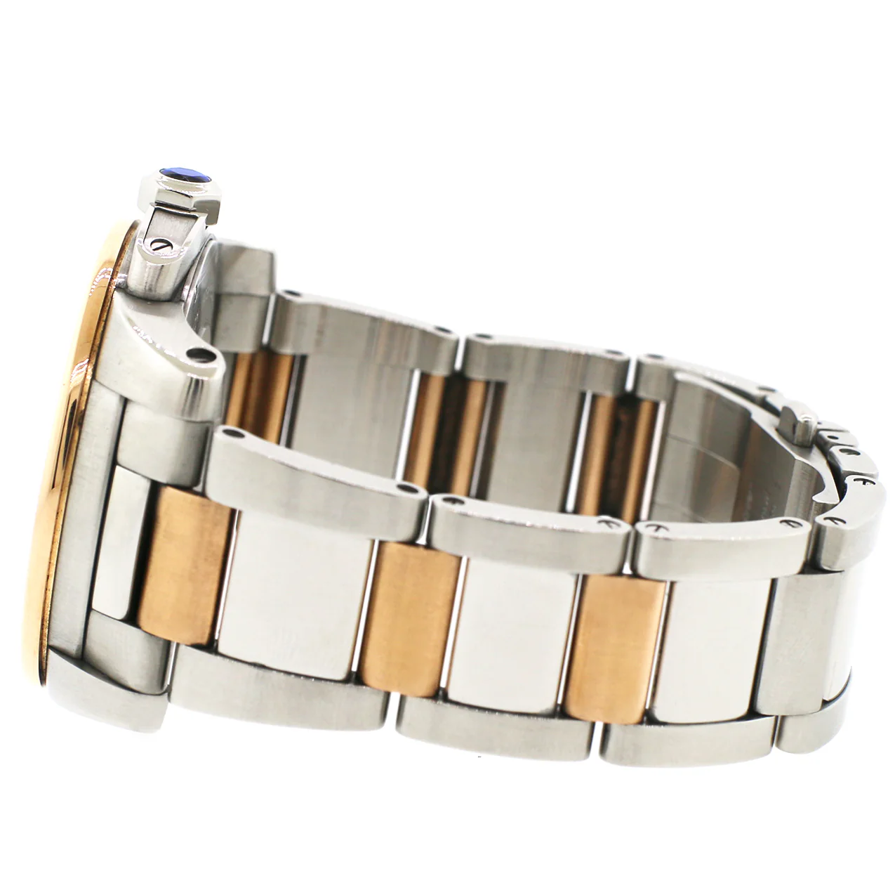 Cartier Calibre 42MM Chocolate Roman Dial Rose Gold & Stainless Steel Watch - Image 2