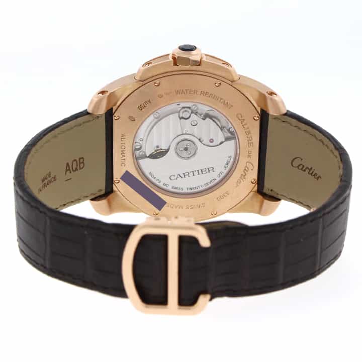 Cartier Calibre de Cartier 18K Rose Gold 42mm Automatic Mens Watch W7100009 - Image 10