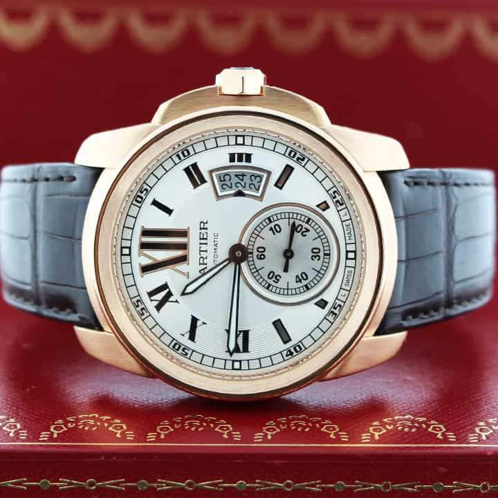 Cartier Calibre de Cartier 18K Rose Gold 42mm Automatic Mens Watch W7100009 - Image 2