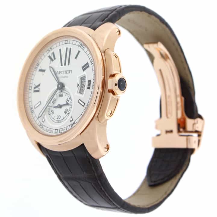 Cartier Calibre de Cartier 18K Rose Gold 42mm Automatic Mens Watch W7100009 - Image 7