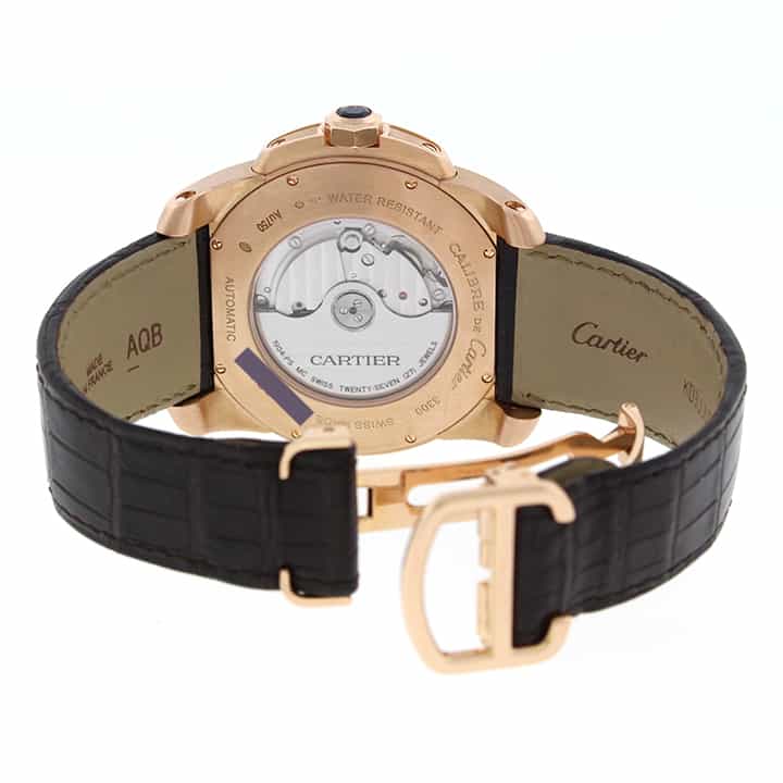 Cartier Calibre de Cartier 18K Rose Gold 42mm Automatic Mens Watch W7100009 - Image 9