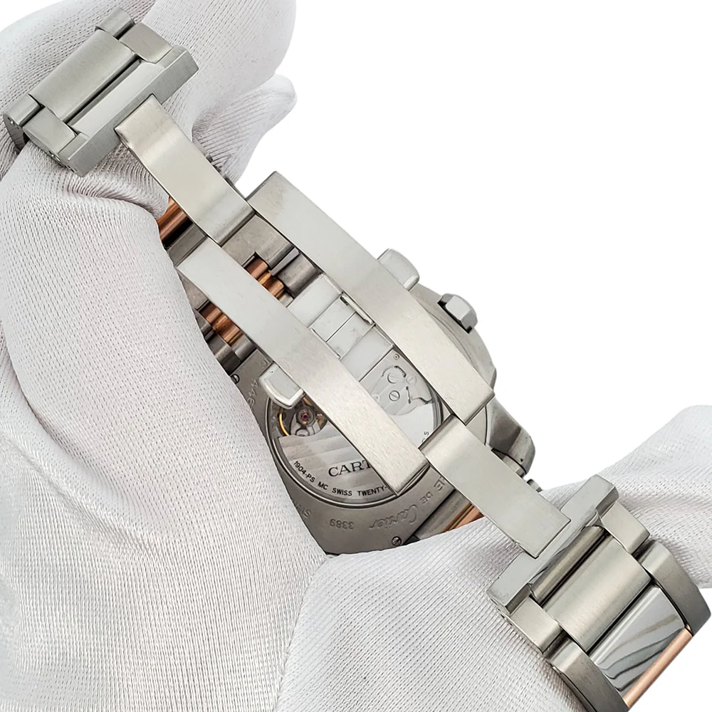 Cartier Calibre de Cartier 18K Rose Gold 42mm Automatic Mens Watch W7100036 - Image 5