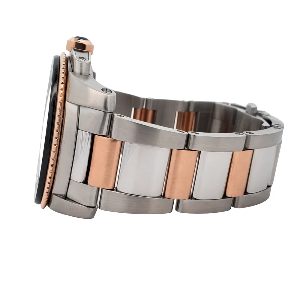 Cartier Calibre de Cartier Diver 42mm Black Roman Dial Rose Gold/Steel Watch W7100054 3729 - Image 3