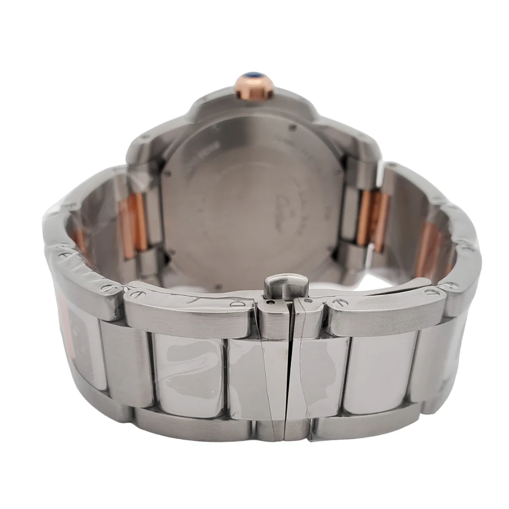 Cartier Calibre de Cartier Diver 42mm Black Roman Dial Rose Gold/Steel Watch W7100054 3729 - Image 4