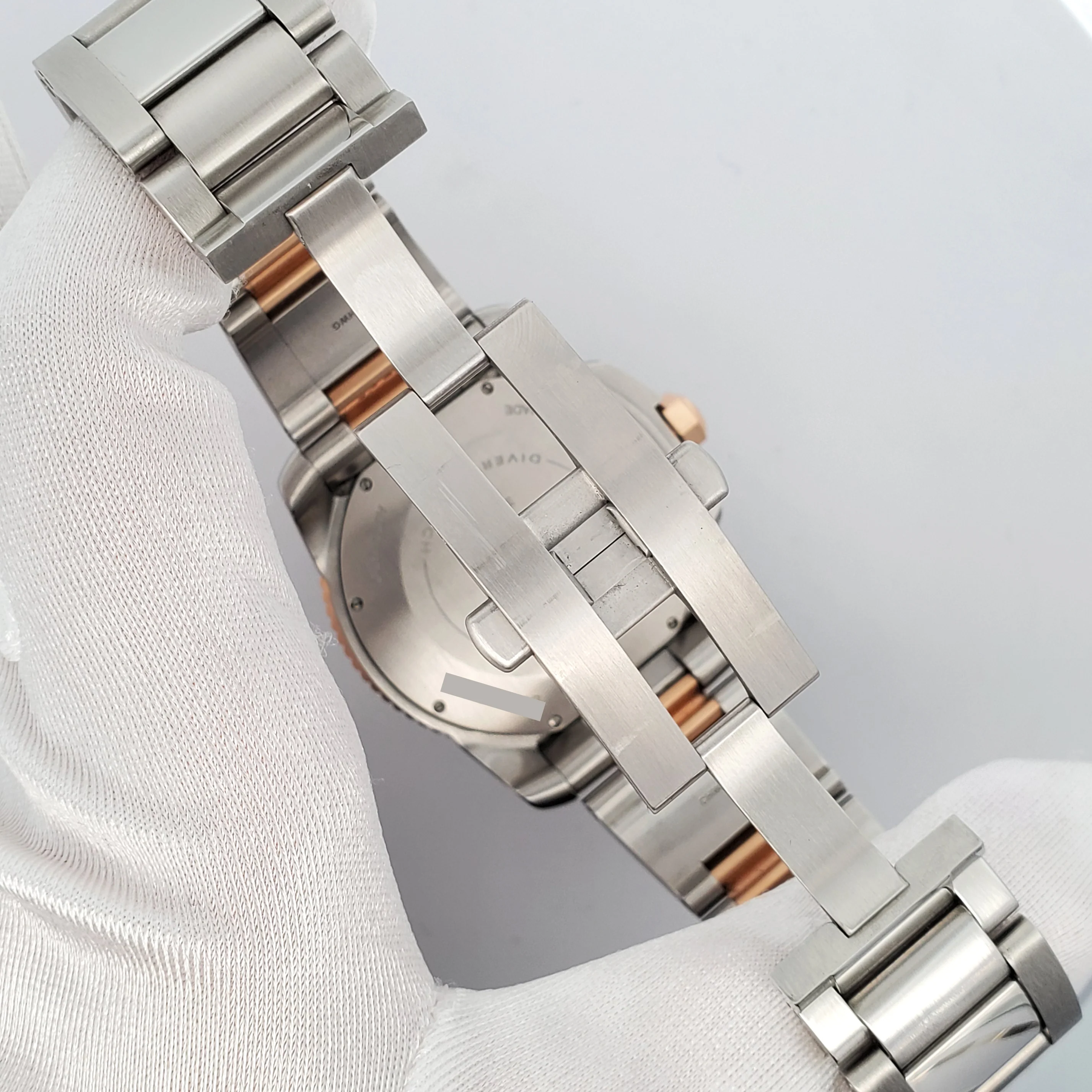 Cartier Calibre de Cartier Diver 42mm Black Roman Dial Rose Gold/Steel Watch W7100054 3729 - Image 7