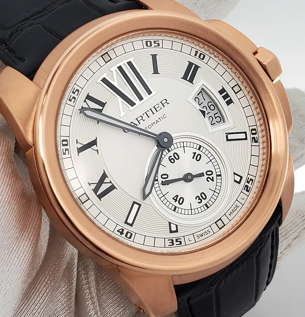 Cartier Calibre de Cartier Rose Gold 42mm Automatic Mens Watch W7100009 Box Booklet - Image 2